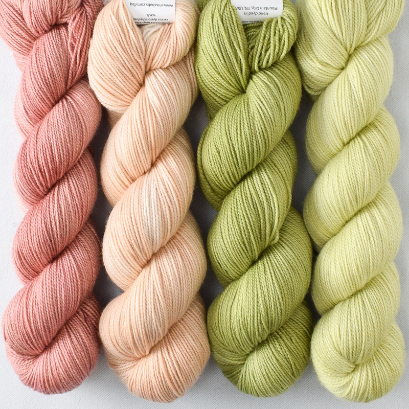 Abiquiu, Lacewing, Muslin, Snakehead – Yummy 2-Ply Quartet