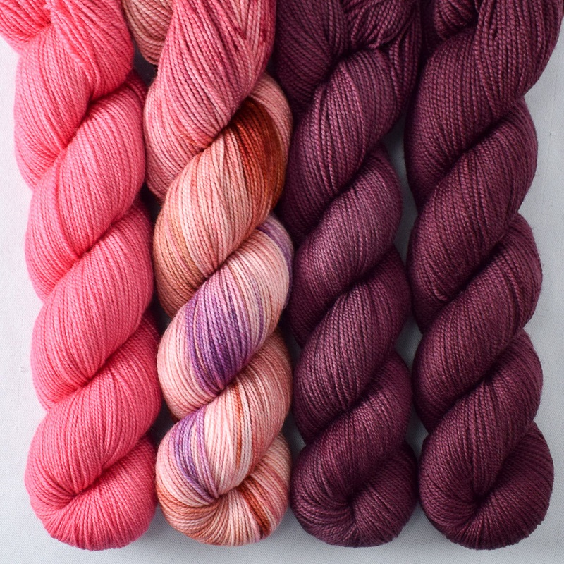 Cordovan, Lotus, Plum, Rise and Shine – Yummy 2-Ply Quartet – Babette
