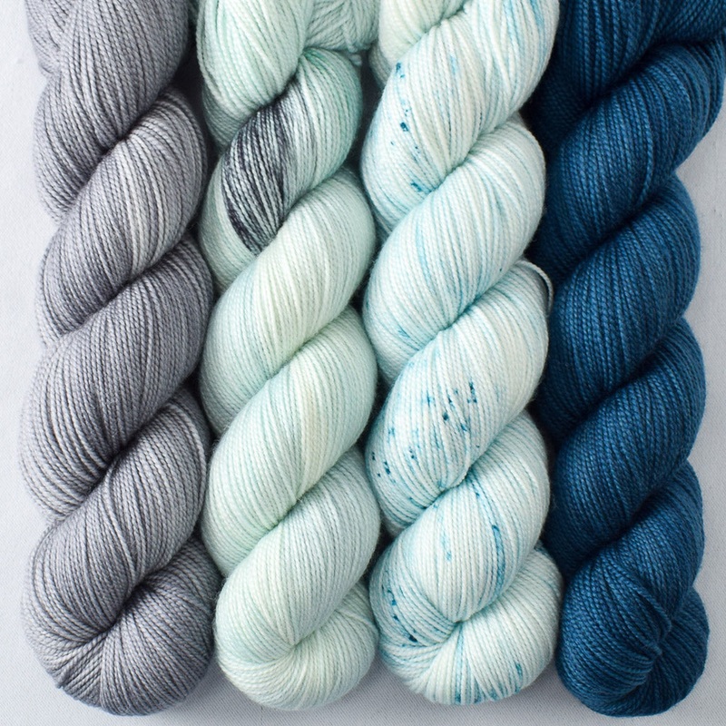 Franklin, Perfect Wave, Sea Life, Shale – Yummy 2-Ply Quartet – Babette